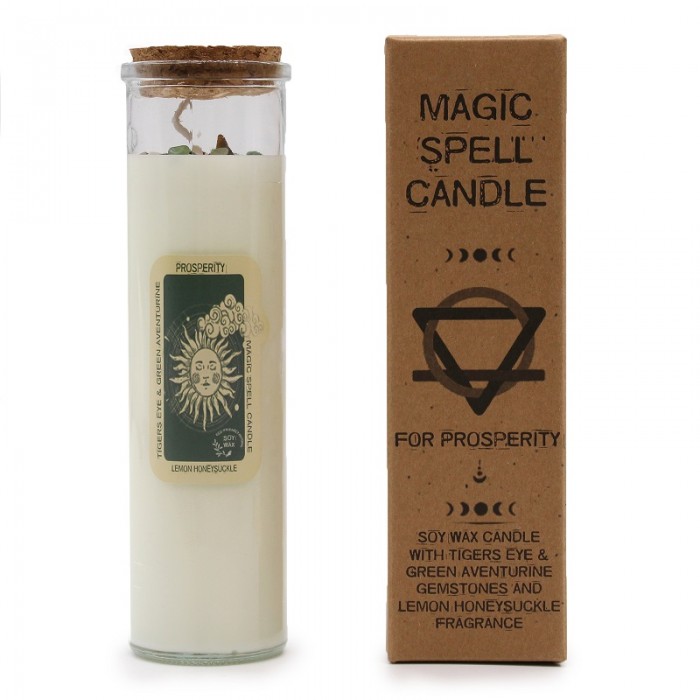 Magic Spell Candle Prosperity - Ευημερία Ειδικά Κεριά- Κεριά για καθαρισμό χώρου - Κεριά τσάκρα